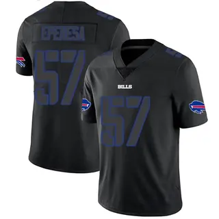 Buffalo Bills Men's AJ Epenesa Limited Jersey - Black Impact