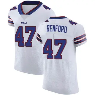 Buffalo Bills Men's Christian Benford Elite Vapor Untouchable Jersey - White