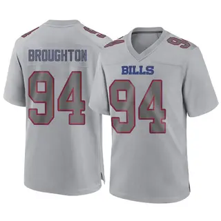 Buffalo Bills Men's Cortez Broughton Game Atmosphere Fashion Jersey - Gray