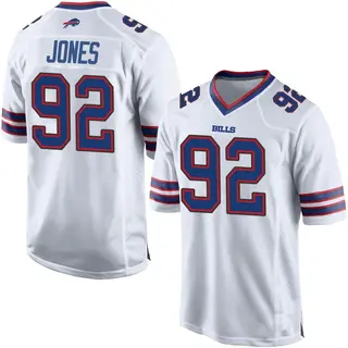 Buffalo Bills Men's DaQuan Jones Game Jersey - White