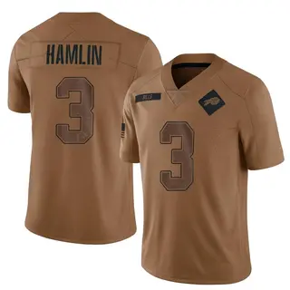 Buffalo Bills Men's Damar Hamlin Limited 2023 Salute To Service Jersey - Brown