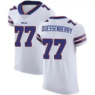Buffalo Bills Men's David Quessenberry Elite Vapor Untouchable Jersey - White
