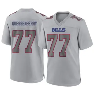 Buffalo Bills Men's David Quessenberry Game Atmosphere Fashion Jersey - Gray