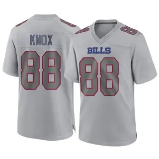 Buffalo Bills Men's Dawson Knox Game Atmosphere Fashion Jersey - Gray