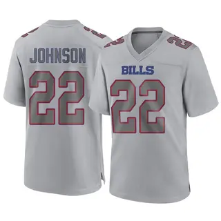 Buffalo Bills Men's Duke Johnson Game Atmosphere Fashion Jersey - Gray