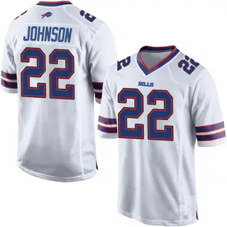 Buffalo Bills Men's Duke Johnson Game Jersey - White