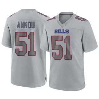Buffalo Bills Men's Eli Ankou Game Atmosphere Fashion Jersey - Gray
