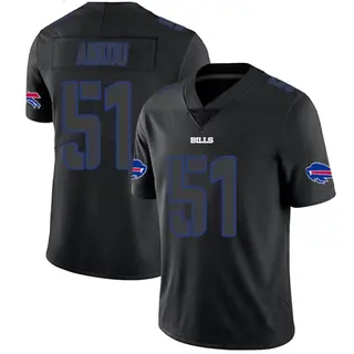 Buffalo Bills Men's Eli Ankou Limited Jersey - Black Impact