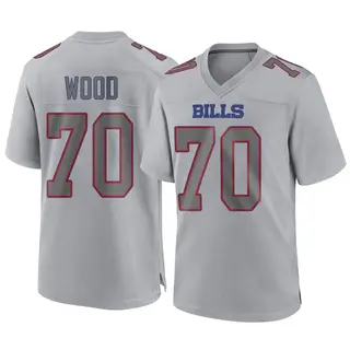 Buffalo Bills Men's Eric Wood Game Atmosphere Fashion Jersey - Gray