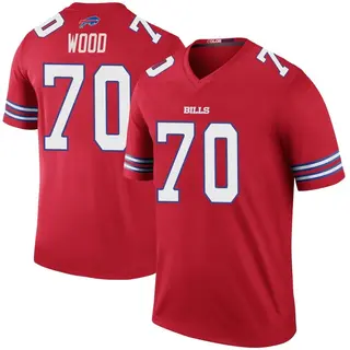 Buffalo Bills Men's Eric Wood Legend Color Rush Jersey - Red