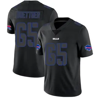 Buffalo Bills Men's Ike Boettger Limited Jersey - Black Impact