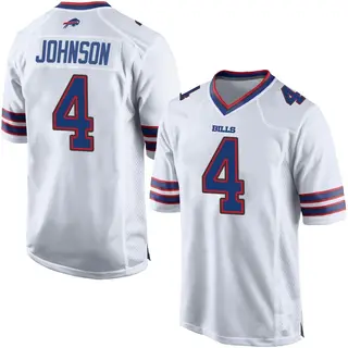 Buffalo Bills Men's Jaquan Johnson Game Jersey - White