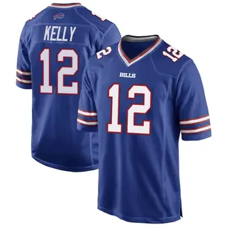 Buffalo Bills Men's Jim Kelly Game Team Color Jersey - Royal Blue