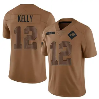 Buffalo Bills Men's Jim Kelly Limited 2023 Salute To Service Jersey - Brown