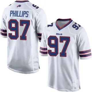 Buffalo Bills Men's Jordan Phillips Game Jersey - White
