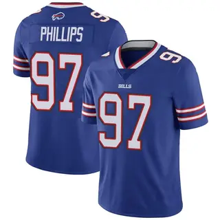 Buffalo Bills Men's Jordan Phillips Limited Team Color Vapor Untouchable Jersey - Royal