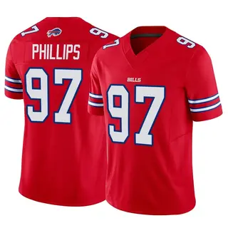 Buffalo Bills Men's Jordan Phillips Limited Vapor F.U.S.E. Jersey - Red