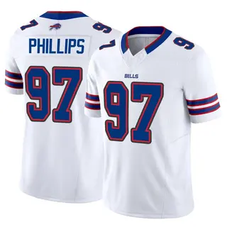 Buffalo Bills Men's Jordan Phillips Limited Vapor F.U.S.E. Jersey - White