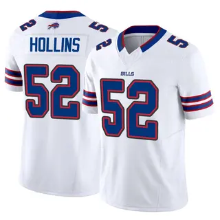Buffalo Bills Men's Justin Hollins Limited Vapor F.U.S.E. Jersey - White