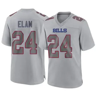 Buffalo Bills Men's Kaiir Elam Game Atmosphere Fashion Jersey - Gray