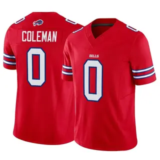 Buffalo Bills Men's Keon Coleman Limited Vapor F.U.S.E. Jersey - Red