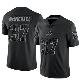 Buffalo Bills Men's Kyler McMichael Limited Reflective Jersey - Black
