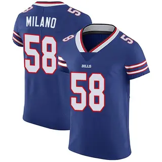 Buffalo Bills Men's Matt Milano Elite Team Color Vapor Untouchable Jersey - Royal Blue