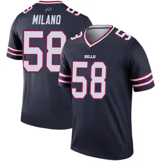 Buffalo Bills Men's Matt Milano Legend Inverted Jersey - Navy