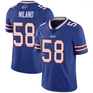 Buffalo Bills Men's Matt Milano Limited Team Color Vapor Untouchable Jersey - Royal