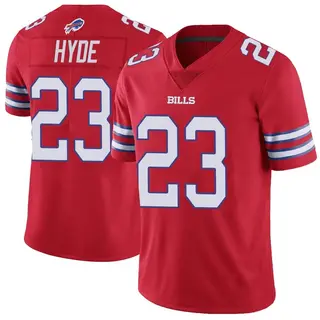 Buffalo Bills Men's Micah Hyde Limited Color Rush Vapor Untouchable Jersey - Red