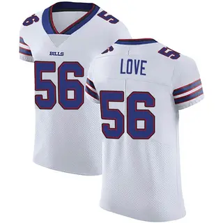 Buffalo Bills Men's Mike Love Elite Vapor Untouchable Jersey - White