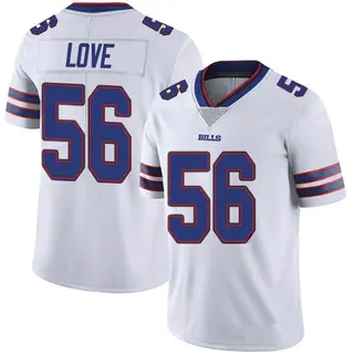 Buffalo Bills Men's Mike Love Limited Color Rush Vapor Untouchable Jersey - White