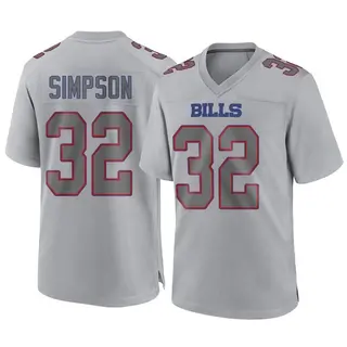 Buffalo Bills Men's O. J. Simpson Game Atmosphere Fashion Jersey - Gray