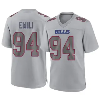 Buffalo Bills Men's Prince Emili Game Atmosphere Fashion Jersey - Gray
