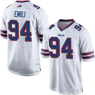 Buffalo Bills Men's Prince Emili Game Jersey - White