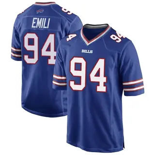 Buffalo Bills Men's Prince Emili Game Team Color Jersey - Royal Blue