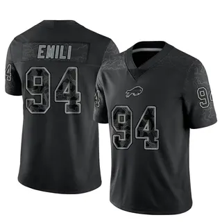 Buffalo Bills Men's Prince Emili Limited Reflective Jersey - Black