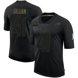 Buffalo Bills Men's Reggie Gilliam Limited 2020 Salute To Service Jersey - Black