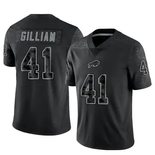 Buffalo Bills Men's Reggie Gilliam Limited Reflective Jersey - Black