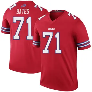 Buffalo Bills Men's Ryan Bates Legend Color Rush Jersey - Red