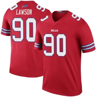 Buffalo Bills Men's Shaq Lawson Legend Color Rush Jersey - Red