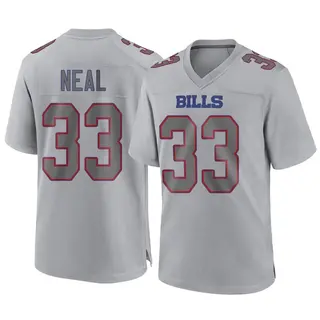 Buffalo Bills Men's Siran Neal Game Atmosphere Fashion Jersey - Gray