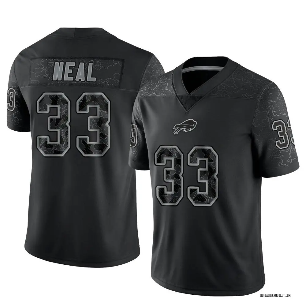 Buffalo Bills Men's Siran Neal Limited Reflective Jersey - Black