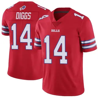 Buffalo Bills Men's Stefon Diggs Limited Color Rush Vapor Untouchable Jersey - Red