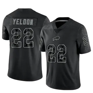 Buffalo Bills Men's T.J. Yeldon Limited Reflective Jersey - Black
