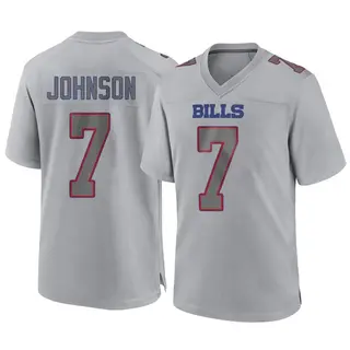 Buffalo Bills Men's Taron Johnson Game Atmosphere Fashion Jersey - Gray