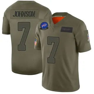 Buffalo Bills Men's Taron Johnson Limited 2019 Salute to Service Jersey - Camo