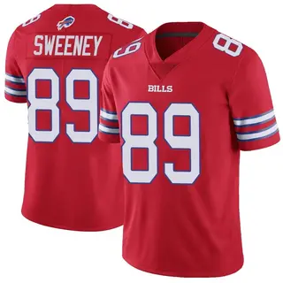 Buffalo Bills Men's Tommy Sweeney Limited Color Rush Vapor Untouchable Jersey - Red