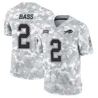Buffalo Bills Men's Tyler Bass Limited 2024 Salute to Service Jersey - Arctic Camo