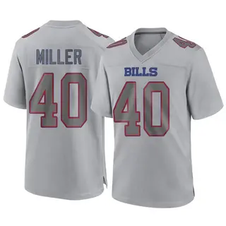 Buffalo Bills Men's Von Miller Game Atmosphere Fashion Jersey - Gray